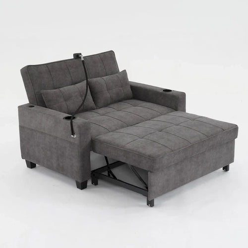 3-in-1 Schlafsofa ausziehbar mit USB-Anschlüssen