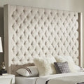Naples Button-Tufted Wingback-Kopfteil ohne Bettgestell von iNSPIRE Q Artisan