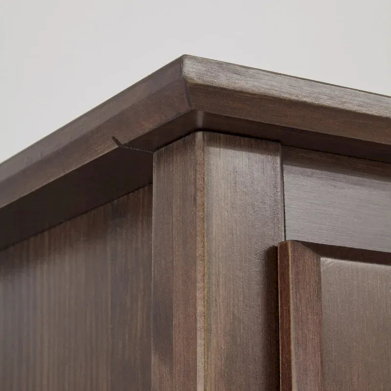 2-türiger Massivholzschrank - 41x72x22