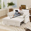 Dyonery 3-in-1 Schlafsofa, ausziehbares Schlafsofa mit Seitentasche und verstellbarer Rückenlehne, werkzeuglose Montage, faltbares Liebessofa