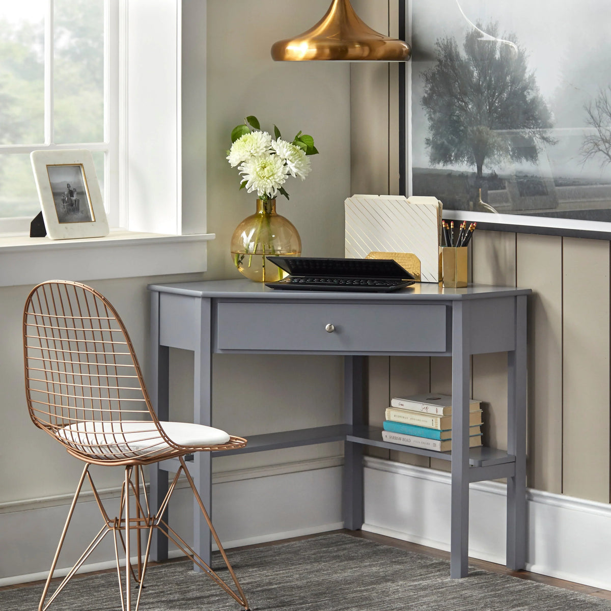 Porch & Den Eckschreibtisch Lincoln