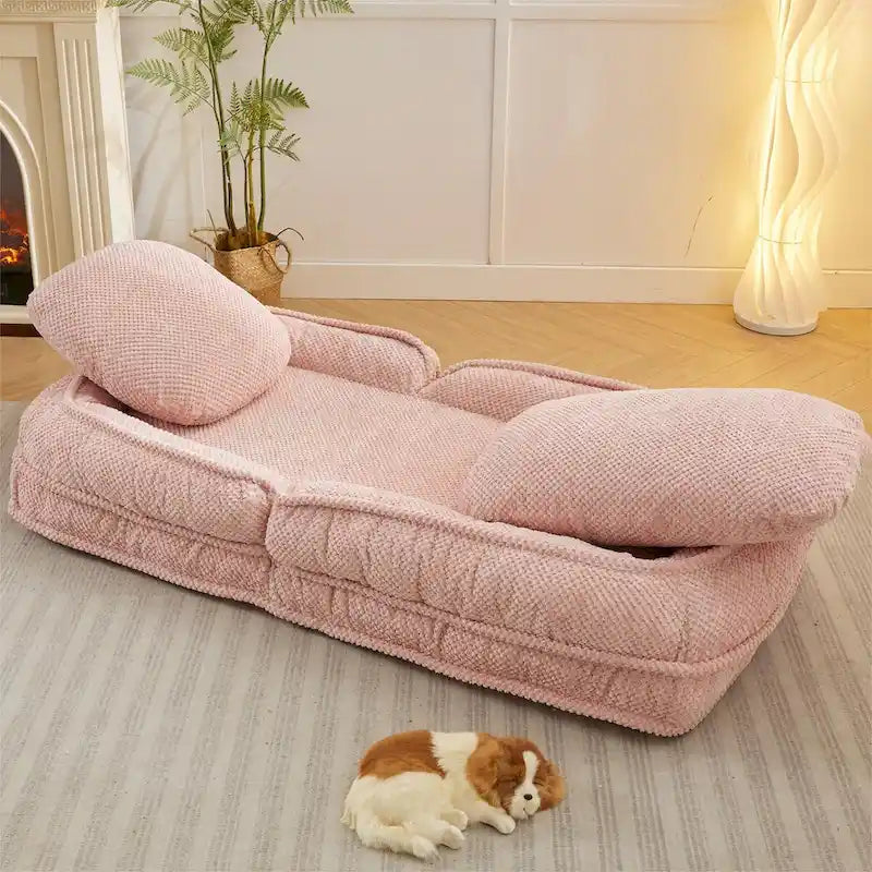 Faules Sofabett, 5-fach verstellbar, Sitzen, Schlafen, Zusammenklappen, geeignet für Schlafzimmer, Wohnzimmer