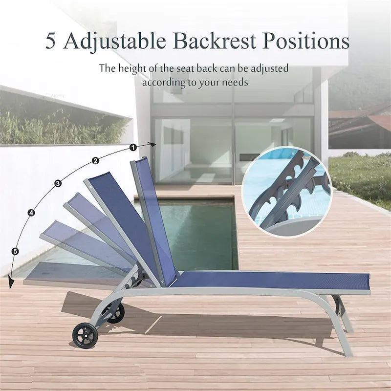 Zwei Outdoor-Loungesessel mit 1 Tisch