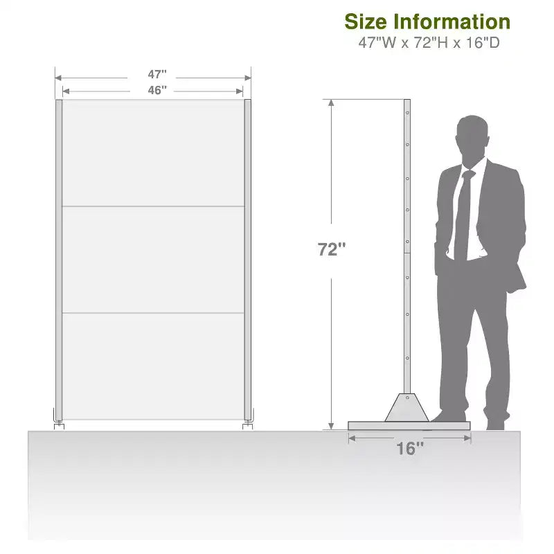 V-förmiges Dreieckmuster Schwarzer verzinkter Stahlparavent | 183H x 120B x 4T cm