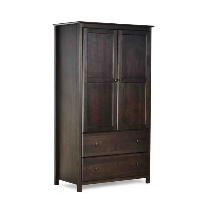 2-türiger Massivholzschrank - 41x72x22