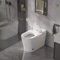Dyonery Smart Toilet, spülrandlos, einteilig mit Schaumbarriere, automatischem Deckelöffner/-schließer, beheiztem Bidet & Trockner, LED-Nachtlicht, automatischer Spülung