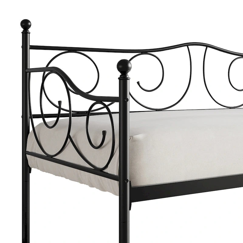 CraftPorch Modernes Tagesbett aus Metall in Twin-Größe