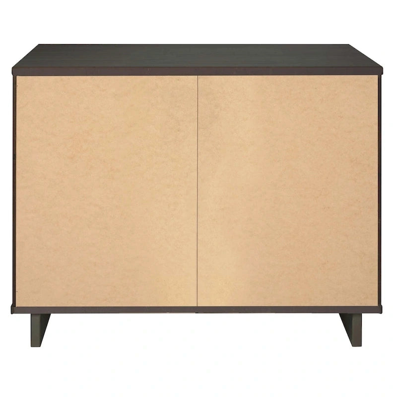 Manhattan Comfort 2-teiliges Granville Modern Massivholz Standard Kommoden- und Nachttischset