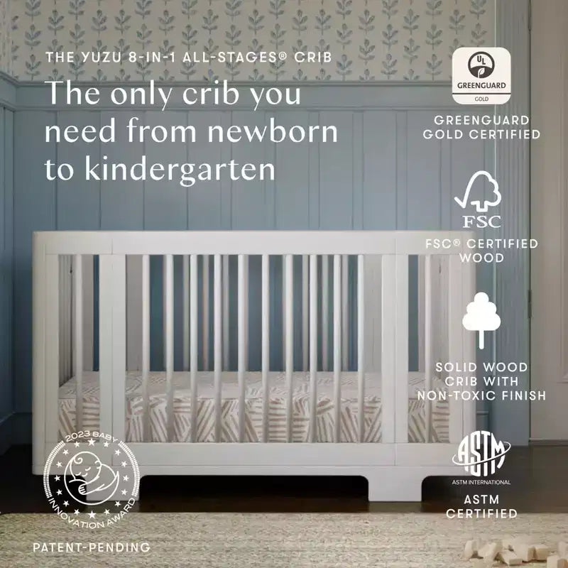 Babyletto Yuzu 8-in-1 umwandelbares Kinderbett mit All-Stages Umrüst-Kits
