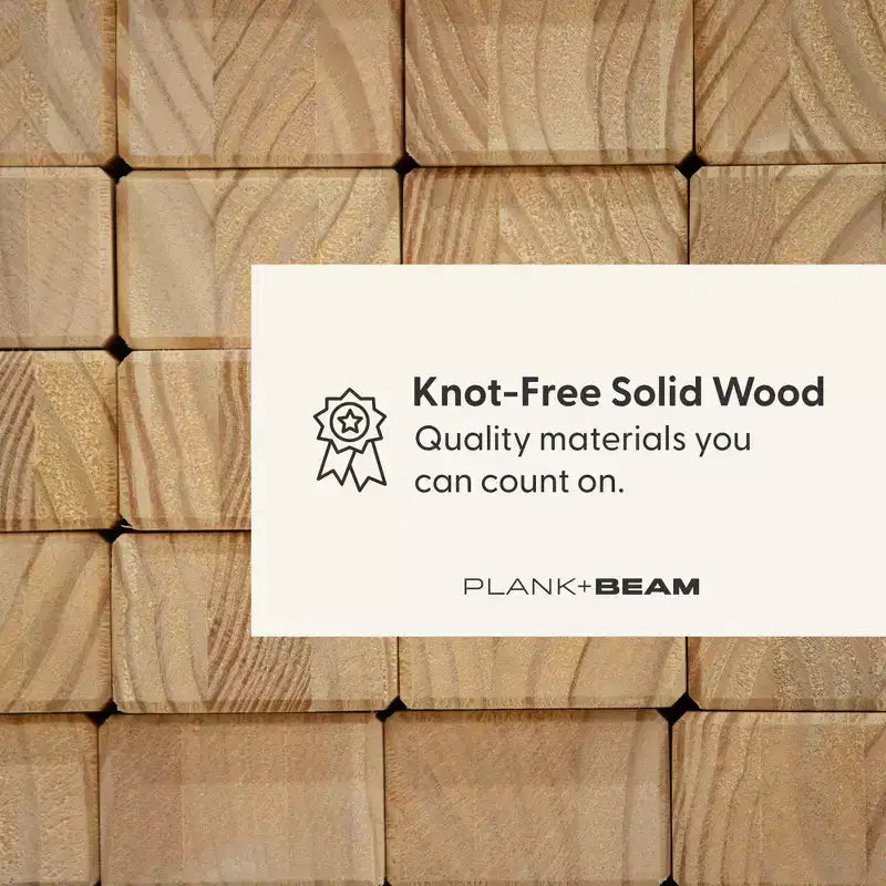 Plank+Beam Massivholz-Bauernhaus-Etagenbett (Einzelbett über Einzelbett) für Erwachsene