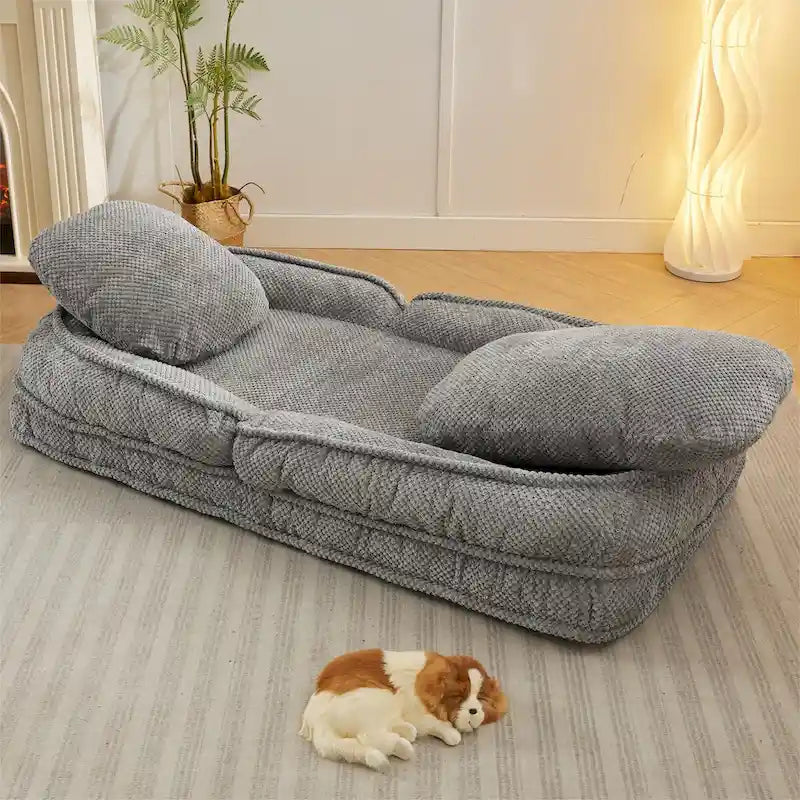 Faules Sofabett, 5-fach verstellbar, Sitzen, Schlafen, Zusammenklappen, geeignet für Schlafzimmer, Wohnzimmer