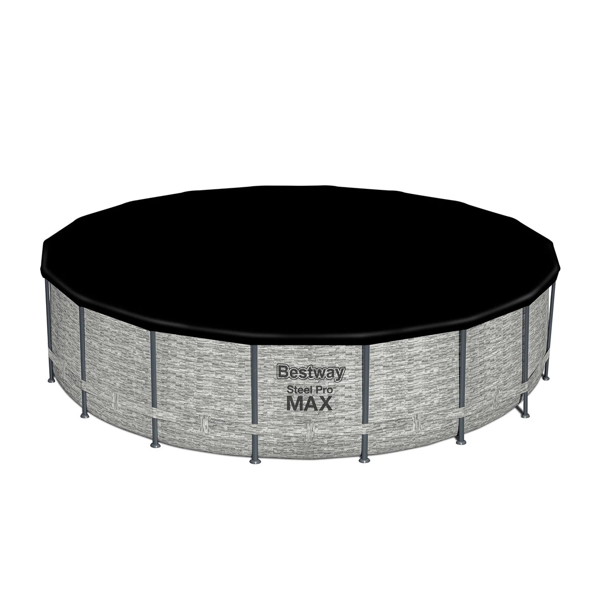 Bestway Steel Pro MAX Rundschwimmbecken Aufstellpool mit Pumpe & Abdeckung