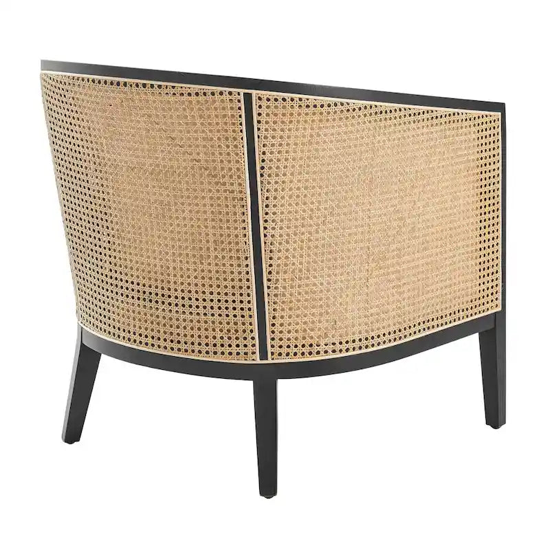 Tillman Akzentsessel mit Rattanbezug