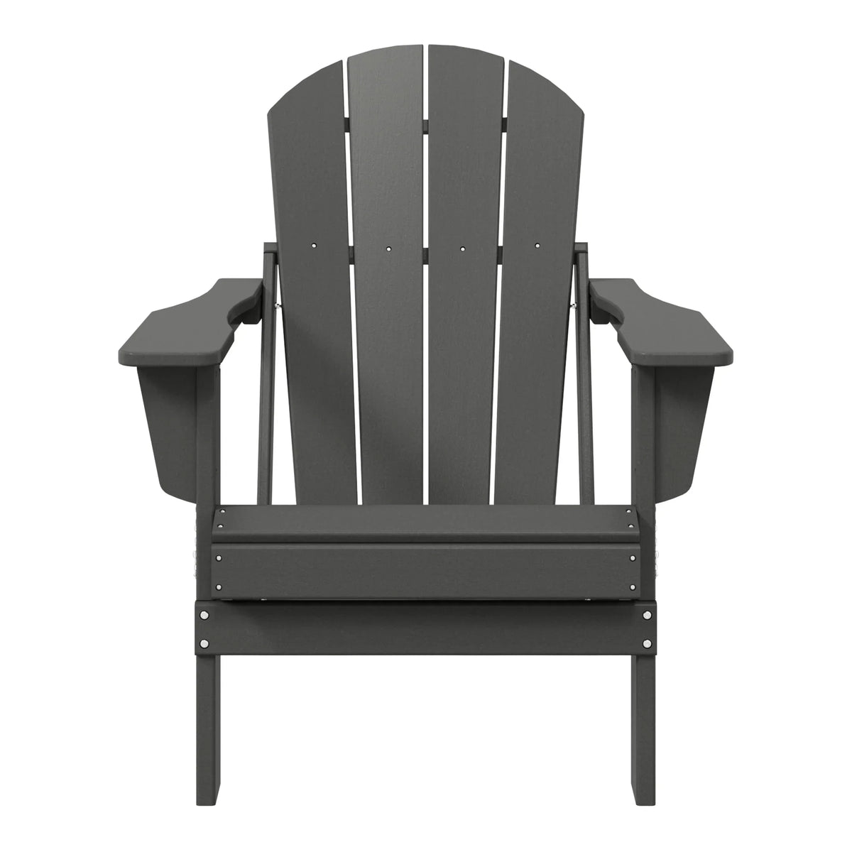 Polytrends Laguna Faltbarer Adirondack-Stuhl für den Außenbereich, wetterfest und lichtbeständig