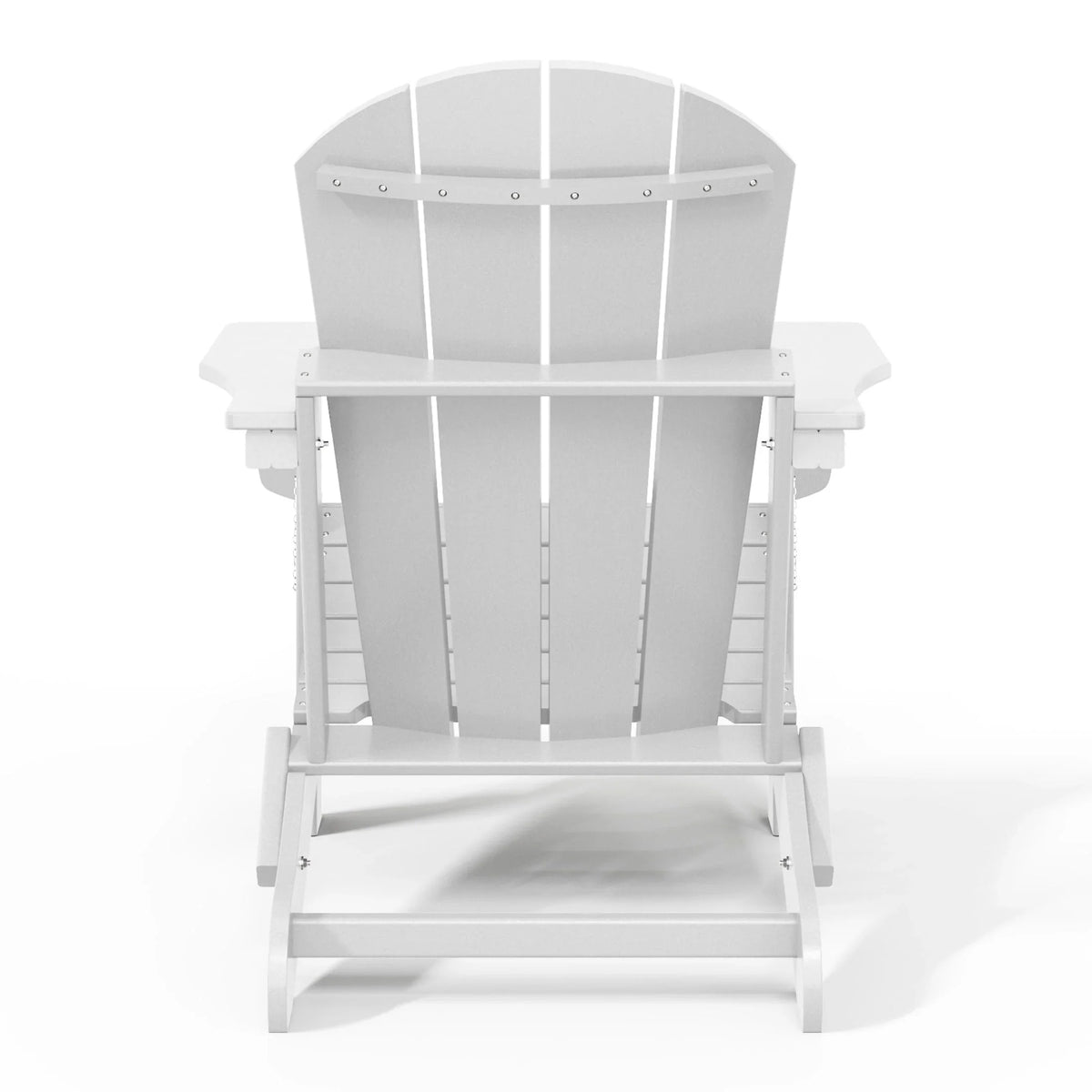 Polytrends Laguna Faltbarer Adirondack-Stuhl für den Außenbereich, wetterfest und lichtbeständig