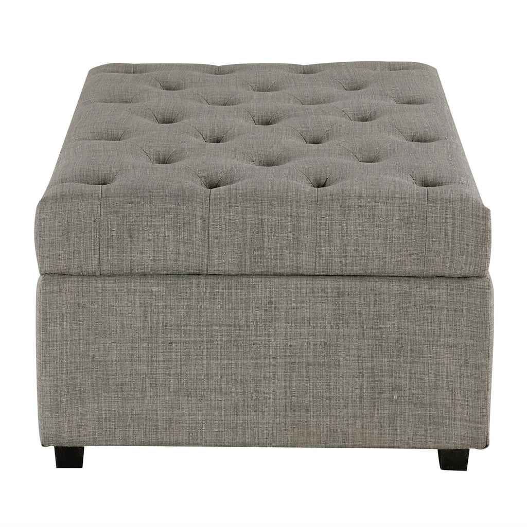 Klappsofa, 126 cm breiter Ottoman mit Klappsofa, wandelbarer Ottoman-Schlafsessel mit Memory-Matratze und getuftetem Design