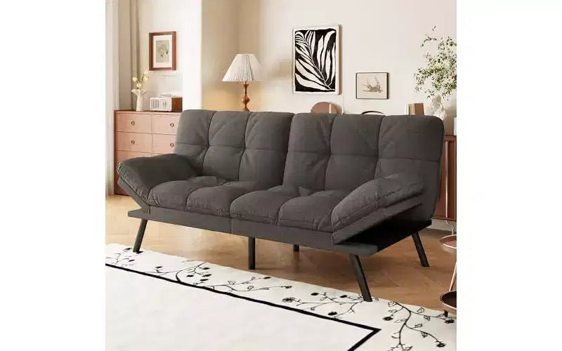 Schlafsofa mit verstellbarer Rückenlehne und abnehmbaren Armlehnen