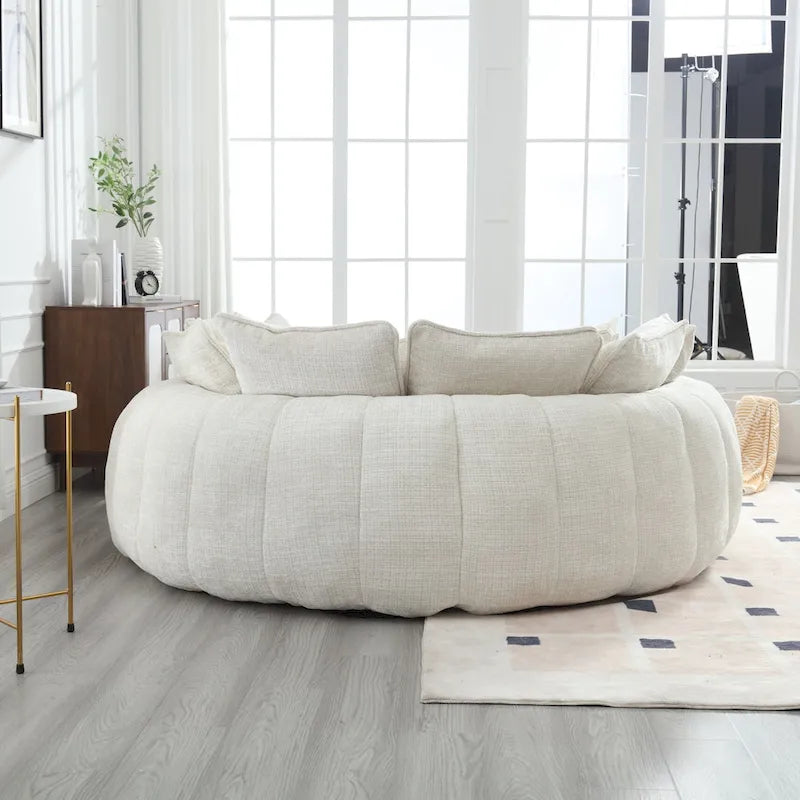 Bequemes Doppelschlafsofa, extra großes Schlafsofa mit Armlehnen