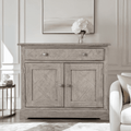 Sideboard aus Naturholz mit 2 Türen und 1 Schublade