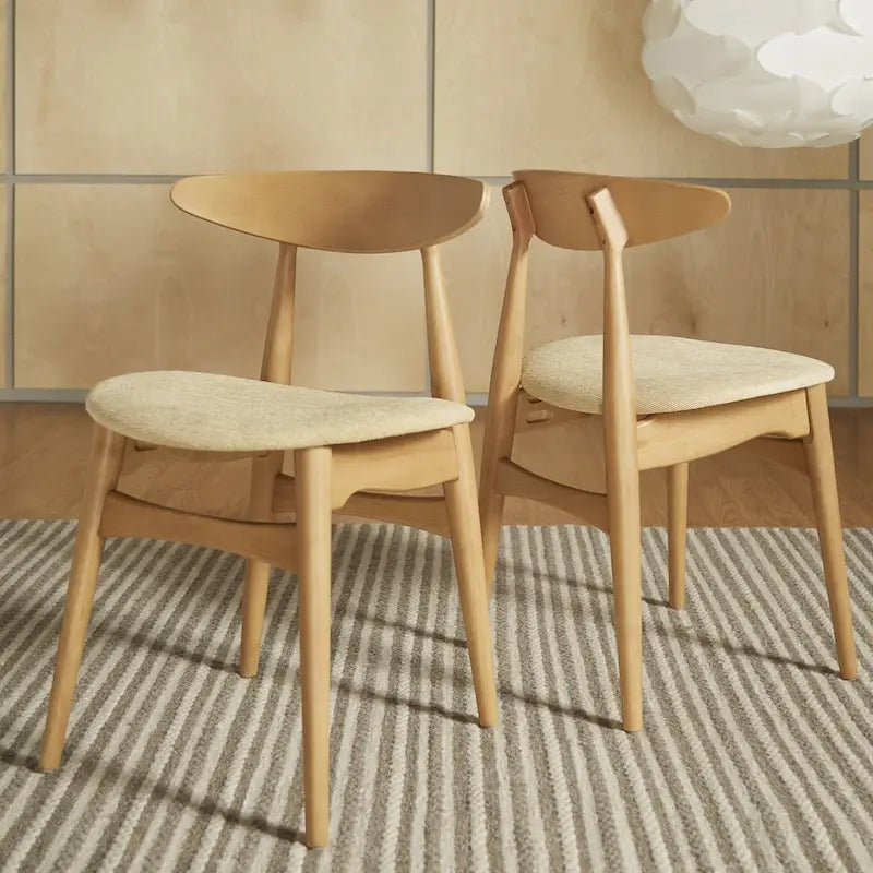 Norwegisch-dänisches Esstisch-Set aus Eiche mit konischen Beinen von iNSPIRE Q Modern