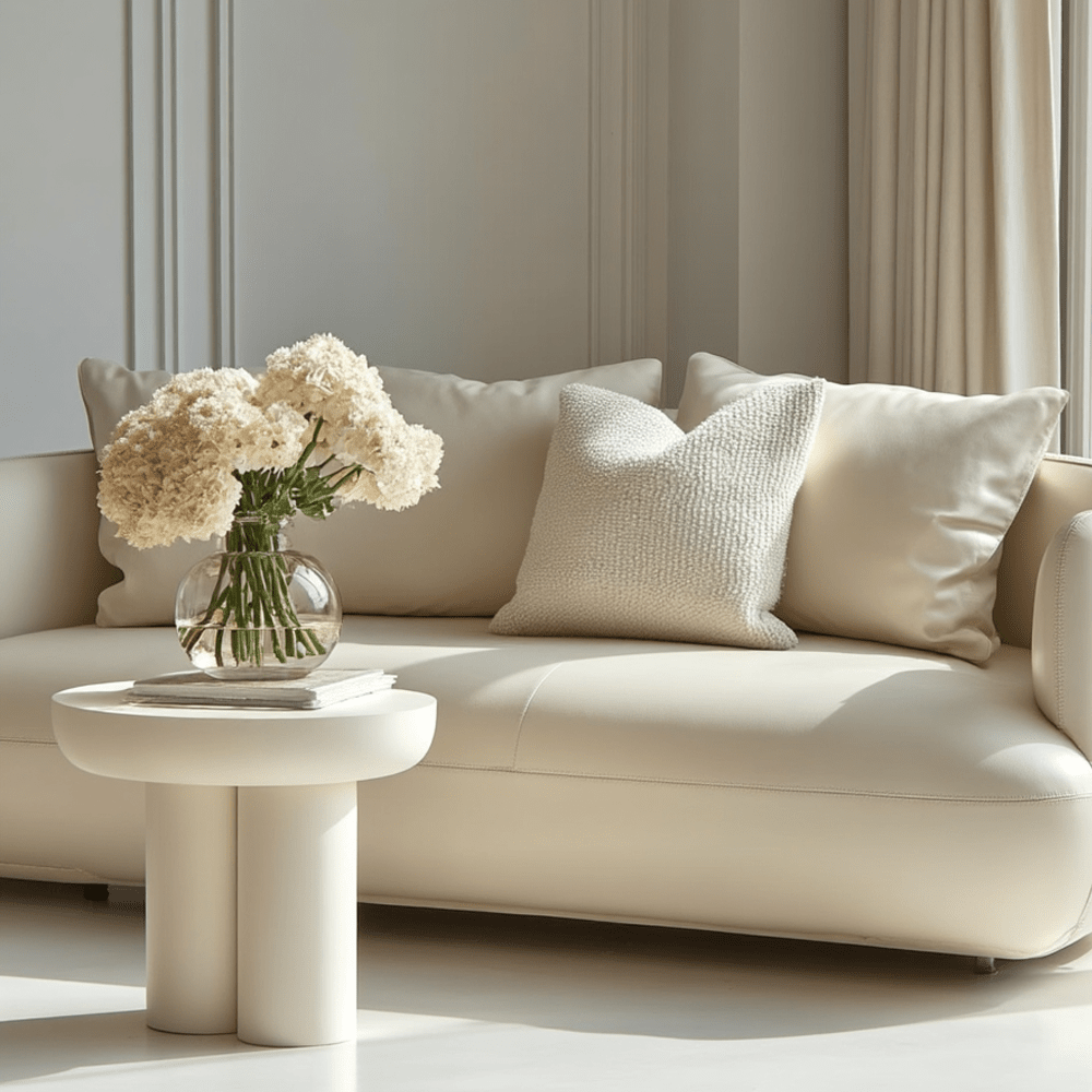 Beistelltisch Creme