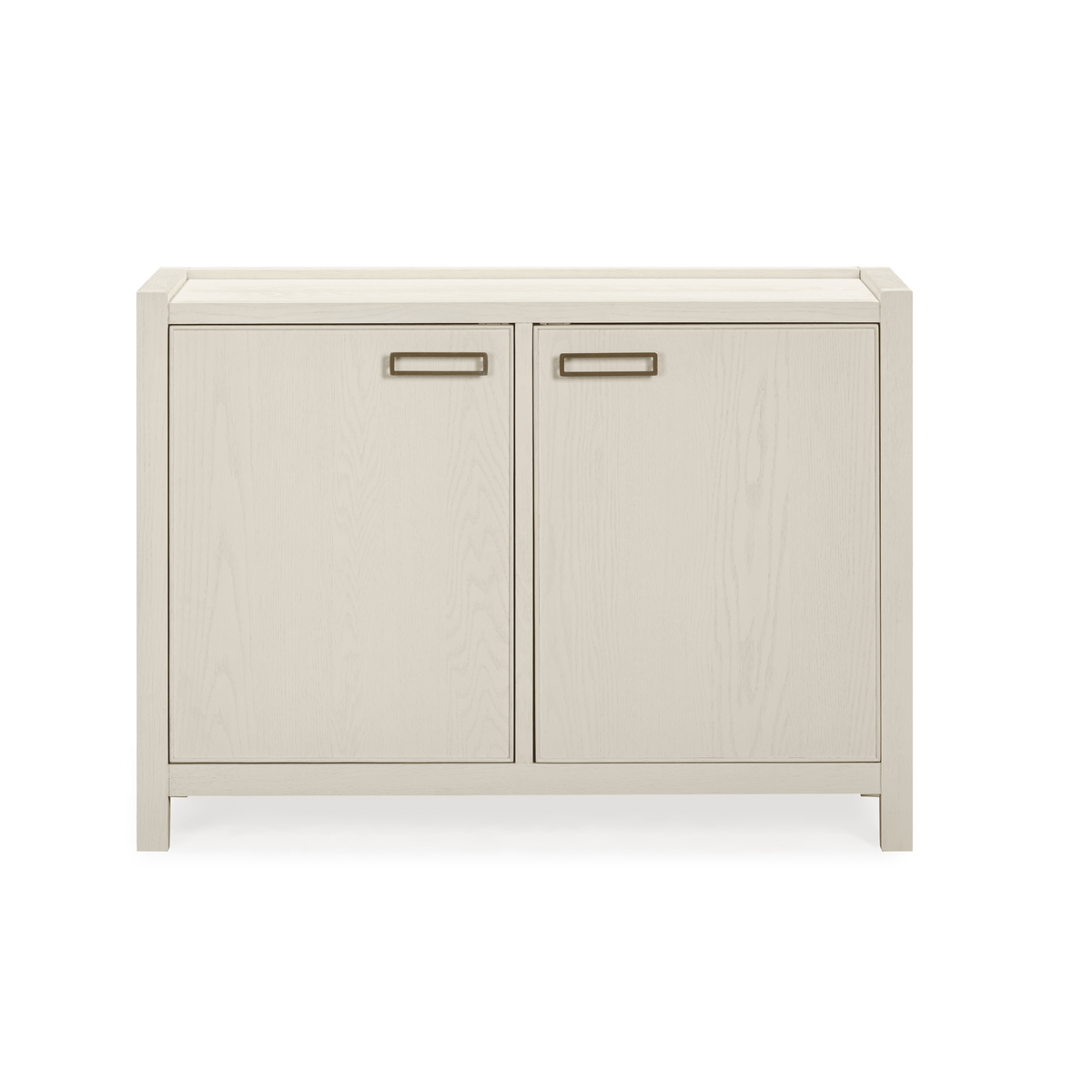 Sideboard mit 2 Türen, Eiche cremefarben furniert