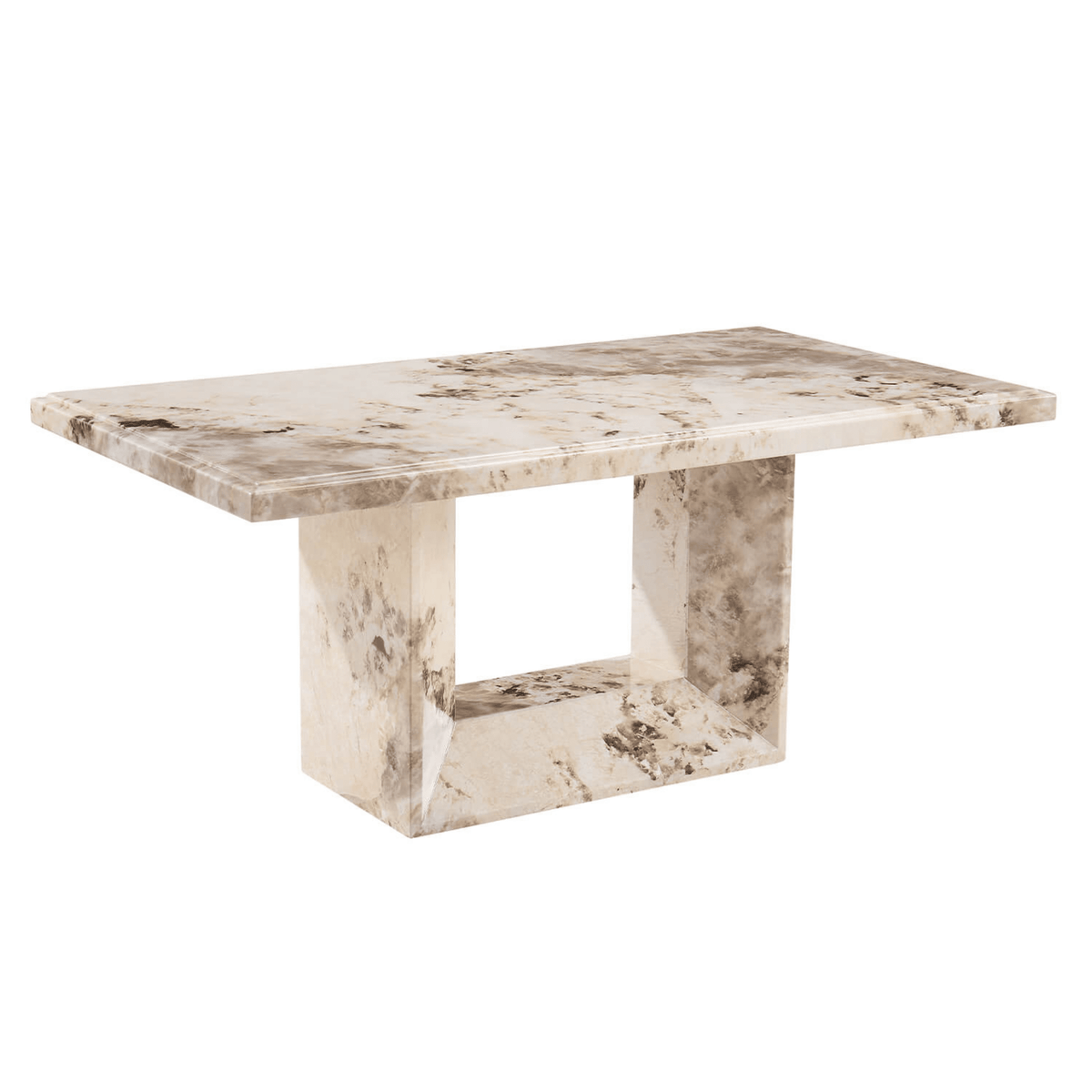 Couchtisch Marmor-Mokka